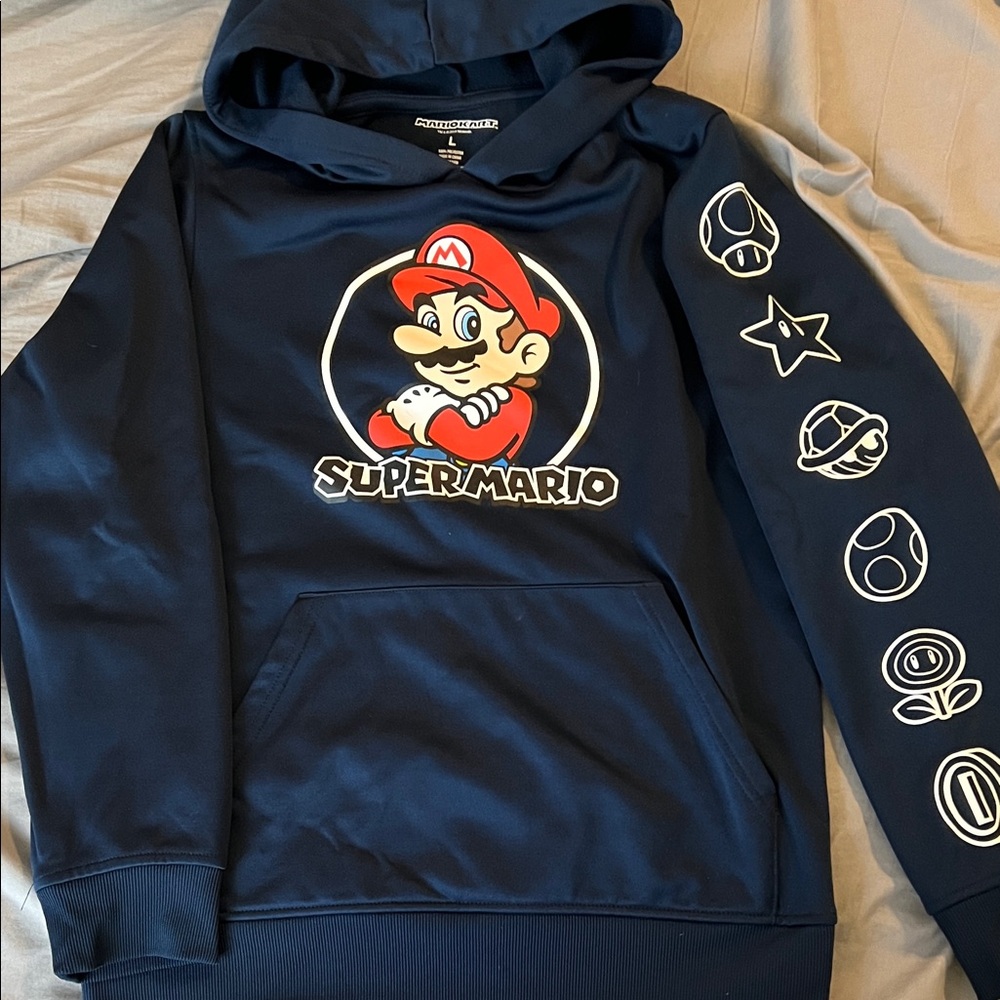 Super Mario Navy Hoodie